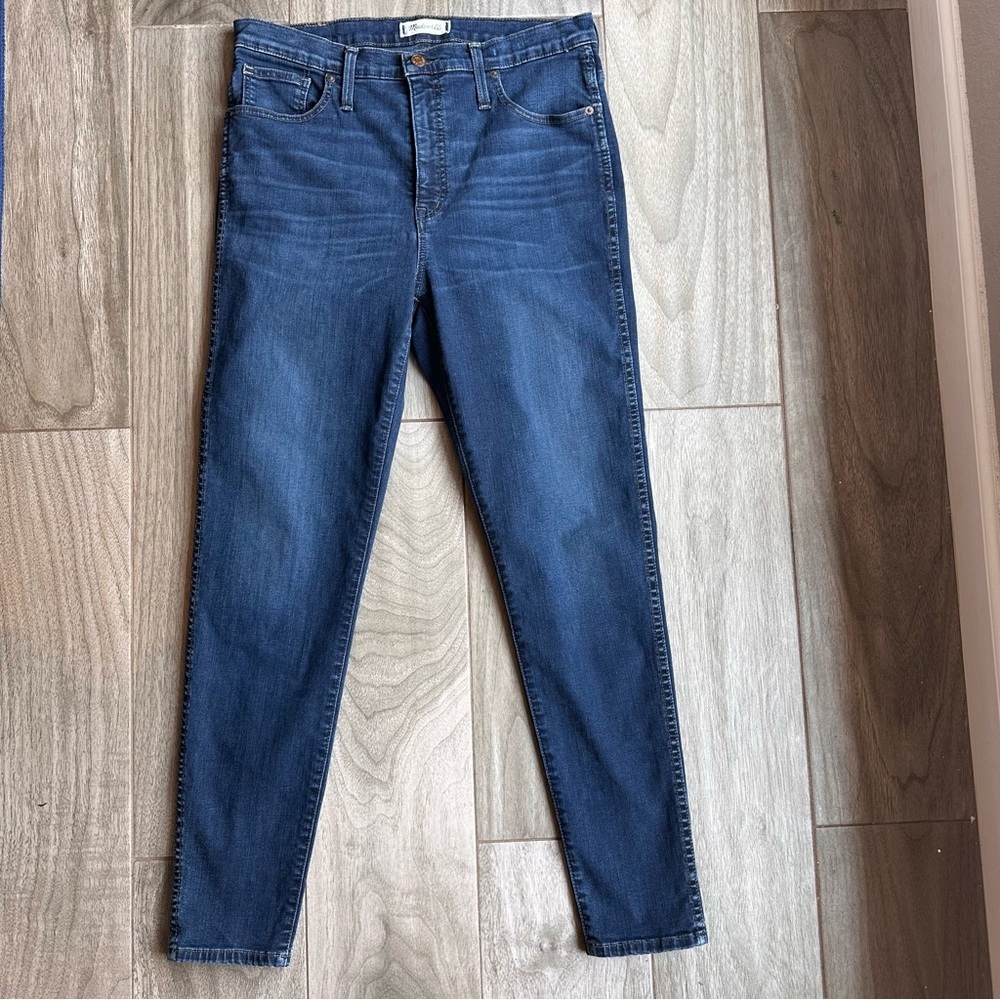 Madewell Dark Blue High-Rise Skinny Denim Jeans Size 31
